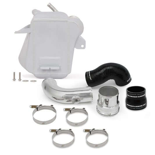 Mishimoto 2017+ Ford 6.7L Powerstroke Air-To-Water Intercooler - Micro-Wrinkle Silver - #MMINT-F2D-17SL