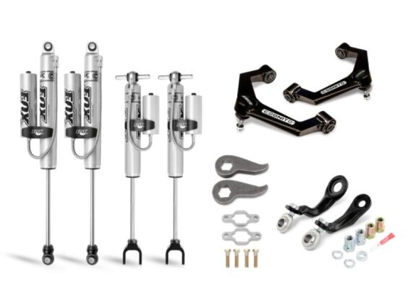 Cognito Motorsports 110-P0926 3-Inch Premier Leveling Kit with Fox PSRR 2.0 Shocks for 2011-2019 Chevrolet Silverado / GMC Sierra 2500 HD / 3500 HD