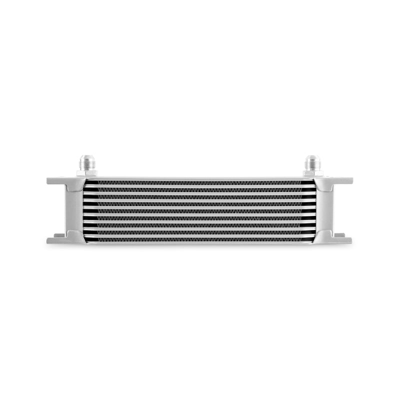 Mishimoto Universal -8AN 10 Row Oil Cooler - Silver - #MMOC-10-8SL