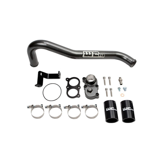 Wehrli Custom Fabrication WCF100420-GB Thermostat Housing Kit Gloss Black for 2006-2010 Chevrolet Silverado / GMC Sierra 2500 HD / 3500 HD 6.6L LBZ/LMM Duramax