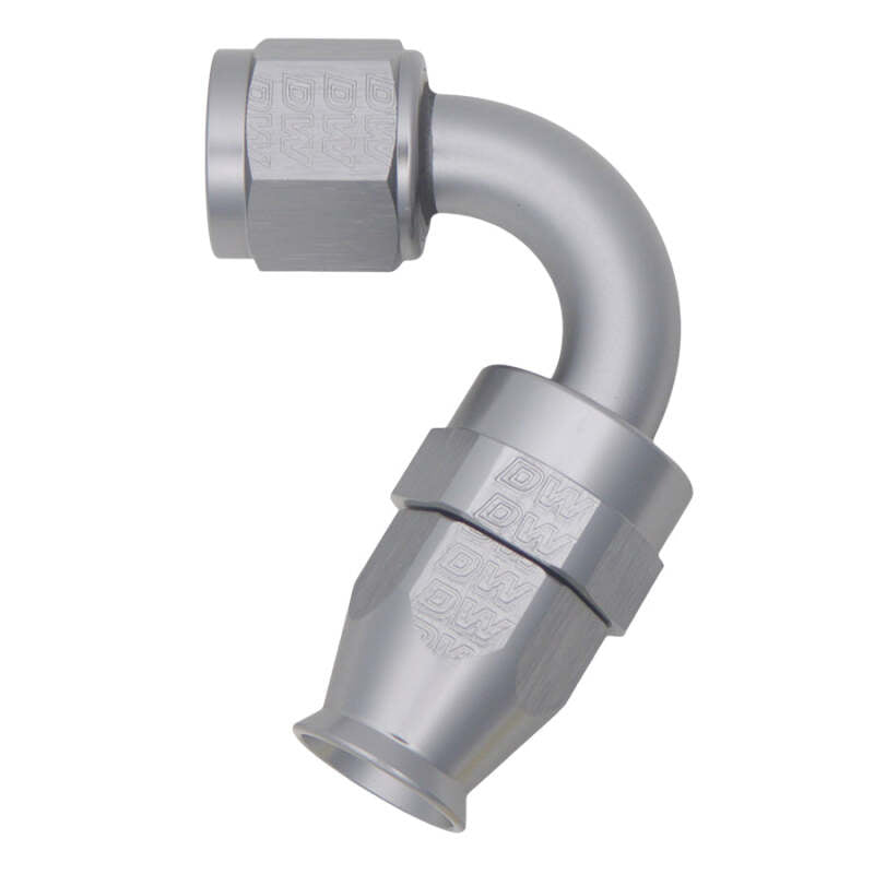 DeatschWerks 8AN Female Flare Swivel 120-degree Hose End - PTFE