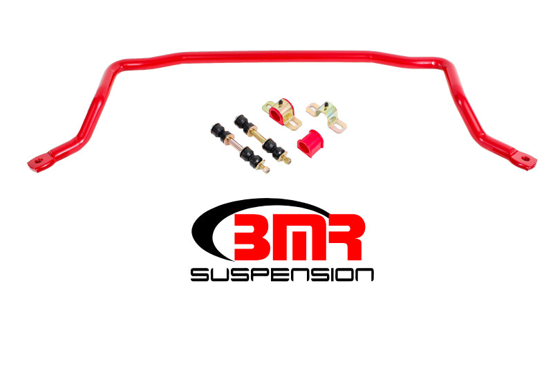 BMR 1978-1987 G-Body Front Solid 1.25in Sway Bar Kit with Bushings - Red