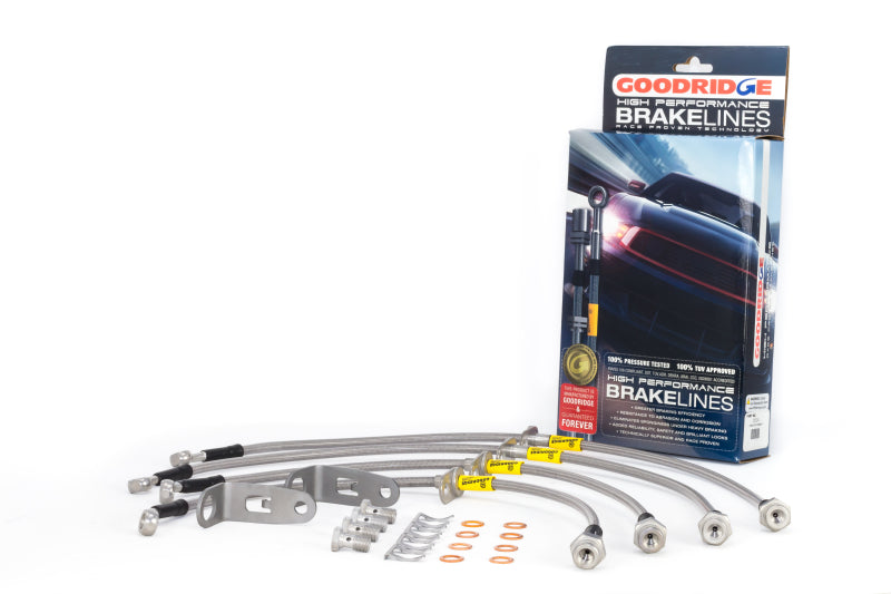 Goodridge 06-11 Honda Civic (Rear Disc Models) SS Brake Line Kit 20024