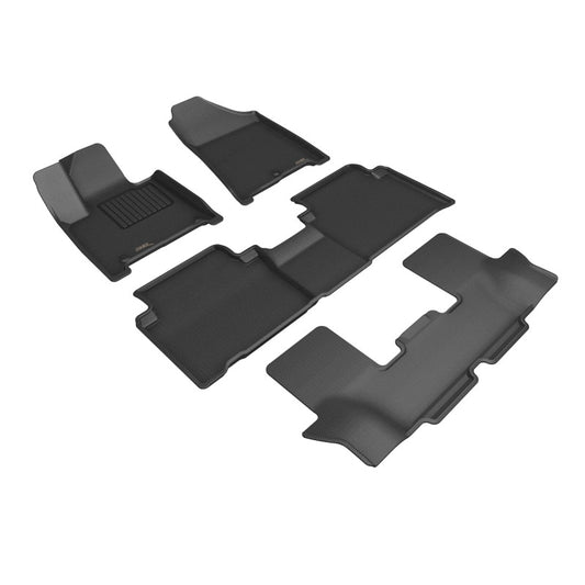 3D MAXpider Kagu Floor Mats for 2024-2025 Hyundai Santa Fe