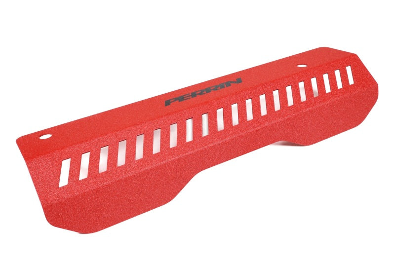 PERRIN 22-26 Subaru WRX Pulley Cover - Red (SHORT - For Use w/PERRIN AOS)