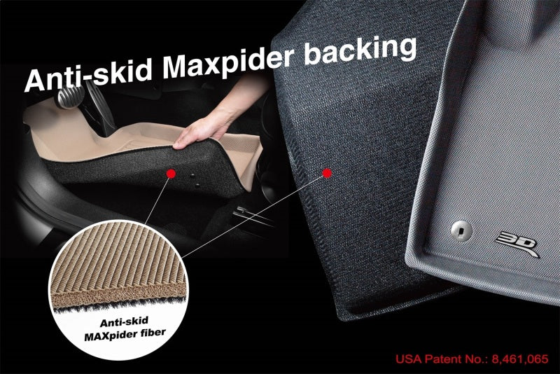 3D MAXpider Maxtrac Front & Rear Floor Mats for 2015-2023 Jeep Cherokee