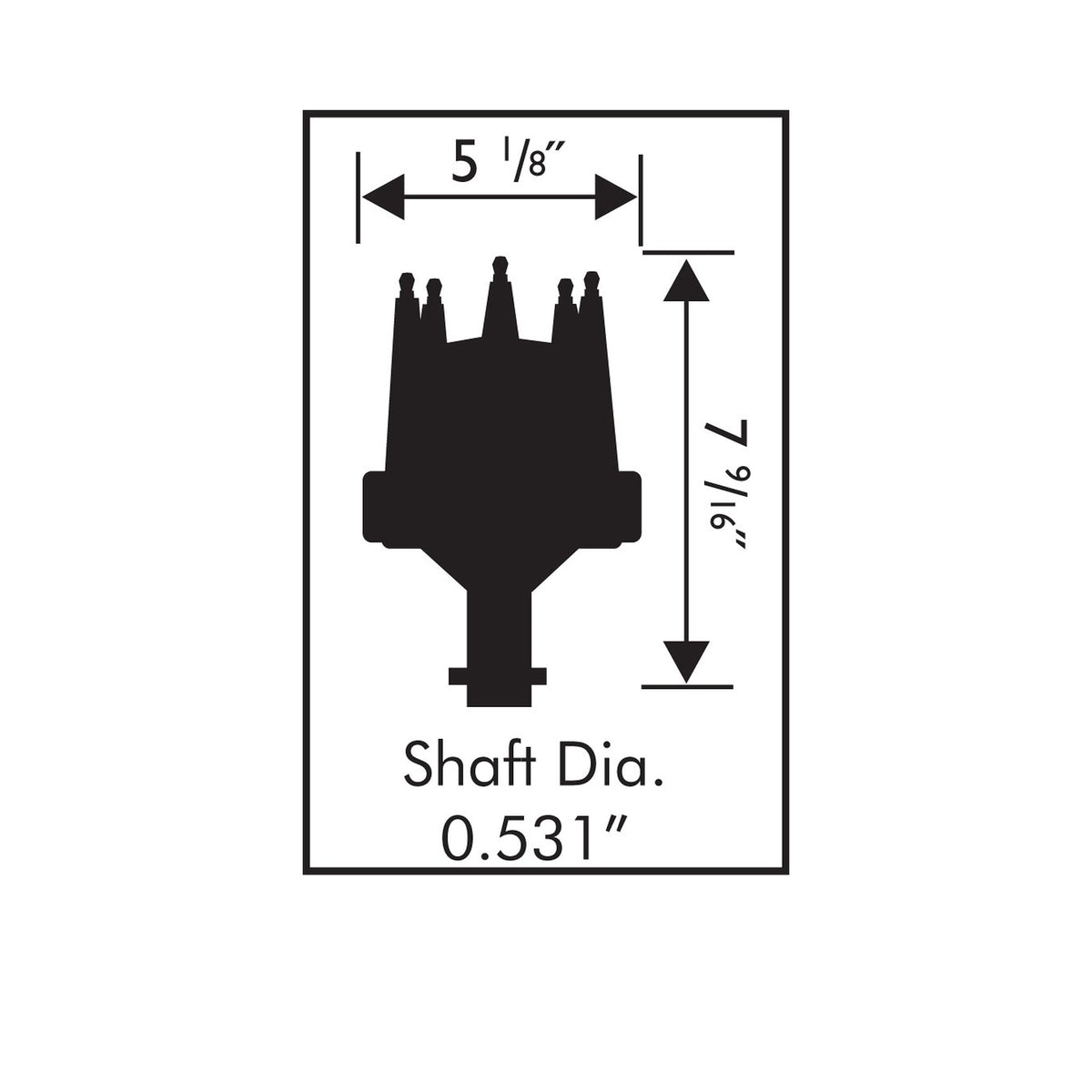 MSD 8594 for Ford FE Pro-Billet Distributor
