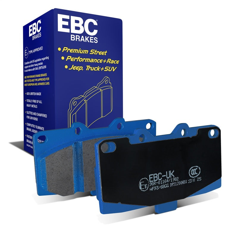 EBC 89-95 Nissan Skyline (R32) 2.6 Twin Turbo GT-R Bluestuff Front Brake Pads DP51200NDX