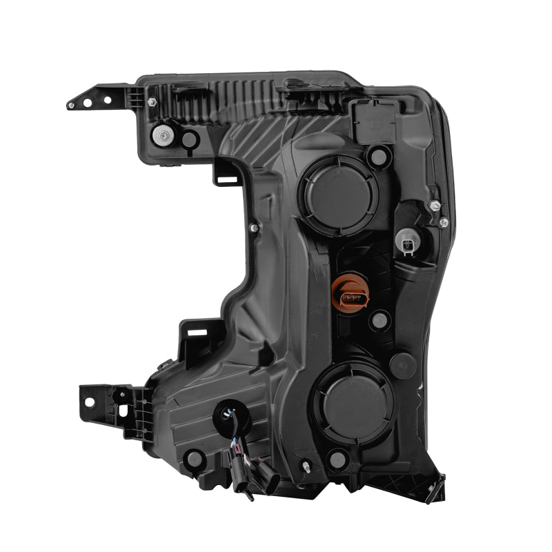 AlphaRex 880344 20-22 Ford F150 Pro-Series Projector Headlights Black with Activation Light / Sequential Signal / DRL