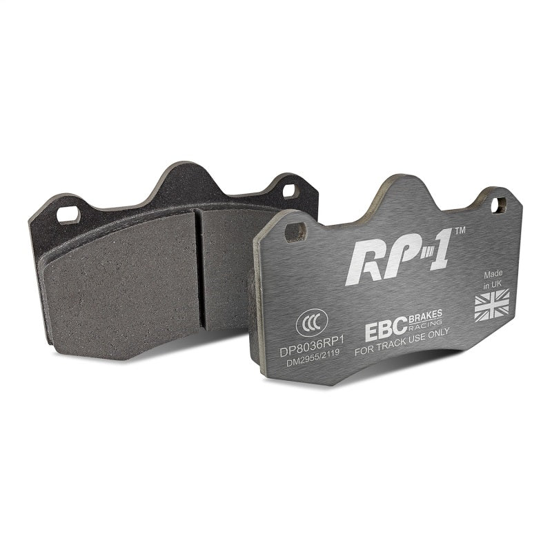 EBC Racing 09-16 Lotus Evora RP-1 Front/Rear Race Brake Pads (Pair Only) DP8036RP1