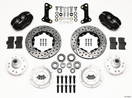 Wilwood Forged Dynalite Front Kit 11.00in Drilled 67-69 Camaro 64-72 Nova Chevelle - #140-10996-D