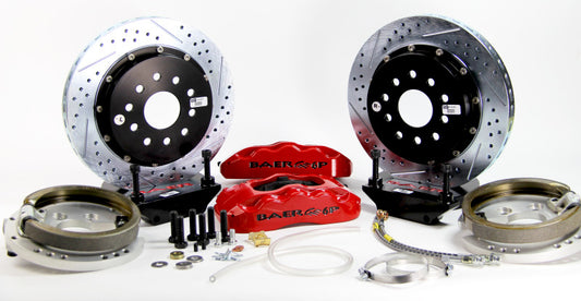 Baer Brakes 58-64 Chevrolet Biscayne 13in Pro+ Rear SDZ Brake Kit - Fire Red