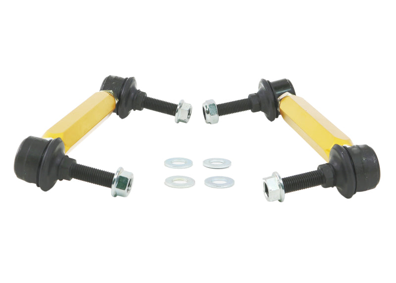 Whiteline KLC140-175 Universal Sway Bar End Link Kit 175-200mm Heavy Duty Adjustable 10mm Ball Studs