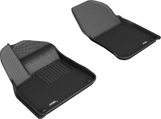 3D MAXpider Kagu Front Floor Mats for 2019 Porsche Cayenne