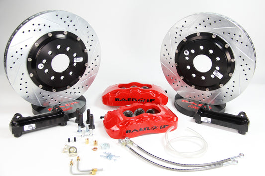 Baer Brakes 97-04 Chevrolet Corvette 14in Pro+ Rear SDZ Brake Kit - Hugger Orange