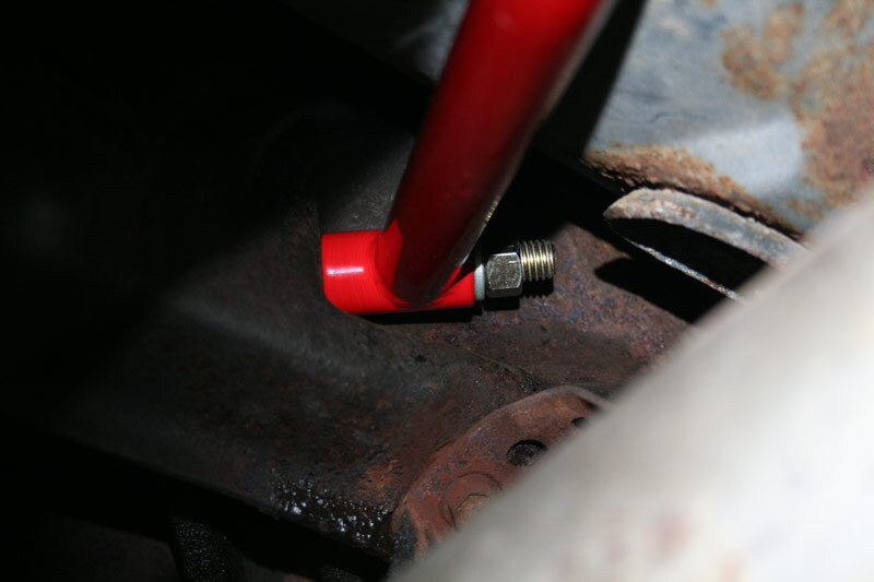 UMI Performance 4028-R Control Arm Reinforcements/Frame Braces Red