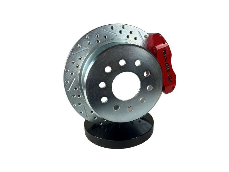 Baer Brakes Rear Ends w/ Ford 9in Torino Bearing Housing Ends 11in SS4 Rear SDZ Brake Kit - Fire Red