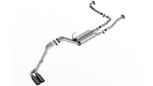 Borla 140984BC 22-24 Nissan Frontier S-Type Cat Back System - Black Chrome - #140984BC