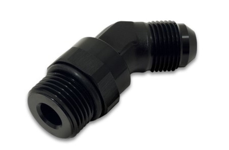 Vibrant -10AN Male to Male -8AN Straight Cut 45 Degree Adapter Fitting