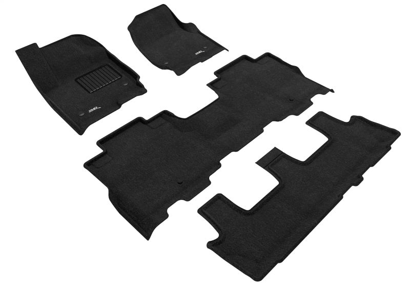 3D MAXpider Elegant Front, Rear & 3rd Row Floor Mats for 2018-2024 Ford Expedition