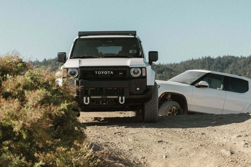 DV8 Offroad 2024 Toyota Land Cruiser Centric Front Bumper - #FBTL4-01