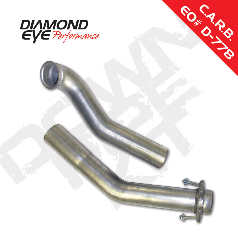 Diamond Eye 122004 3in Downpipe - 1994-1997 Ford F-250/F-350 | Aluminized