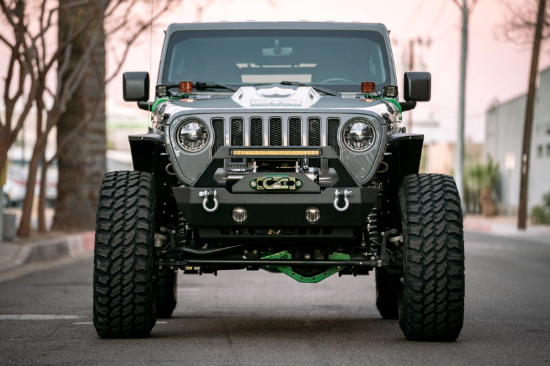 DV8 Offroad 18+ Jeep JL Heat Dispersion Hood - Primer Black - #HDMBJL-01
