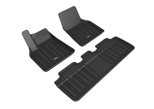 3D MAXpider Elitect Front & Rear Floor Mats for 2020-2021 Tesla Model Y