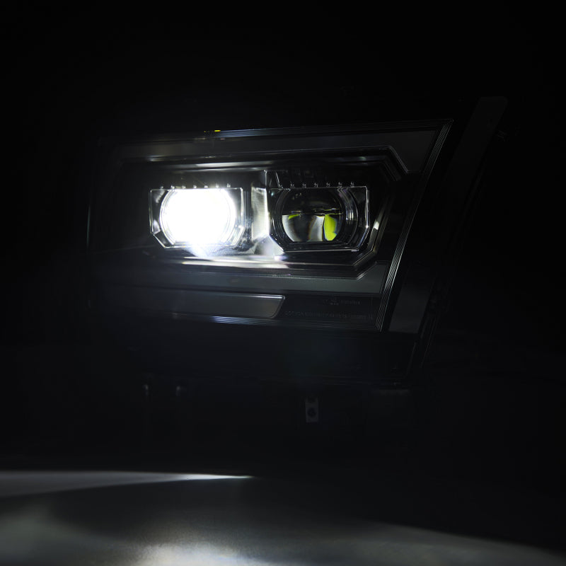 AlphaRex 880576 19-22 Dodge Ram 1500 LUXX LED Projector Headlights Black with Sequential Activation Light/Sequential Signal/DRL