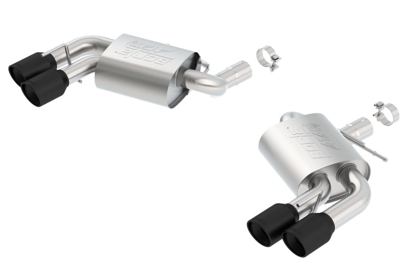 Borla 11921CB 16-18 Chevy Camaro V8 SS AT/MT ATAK Rear Section Exhaust w/o Dual Mode Valves Ceramic Black - #11921CB