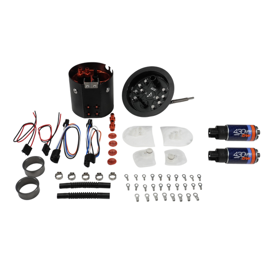 DeatschWerks 06-13 BMW E9X/E8X X2 Dual Pump Module w/ Dual DW430 Fuel Pumps