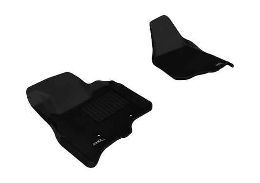 3D MAXpider Kagu Front Floor Mats for 2011-2012 Ford F-250/F-350/F-450
