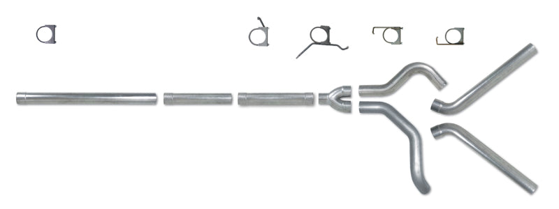 Diamond Eye K4236A-RP 4in Cat-Back Exhaust Muffler Replacement Pipe - 2004-2007 Dodge Ram 2500/3500 | Aluminized