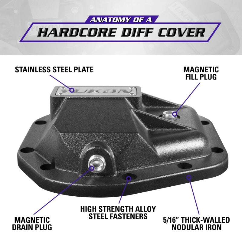 Yukon Gear & Axle YHCC-D60 Hardcore Diff Cover for Dana 50/60/70
