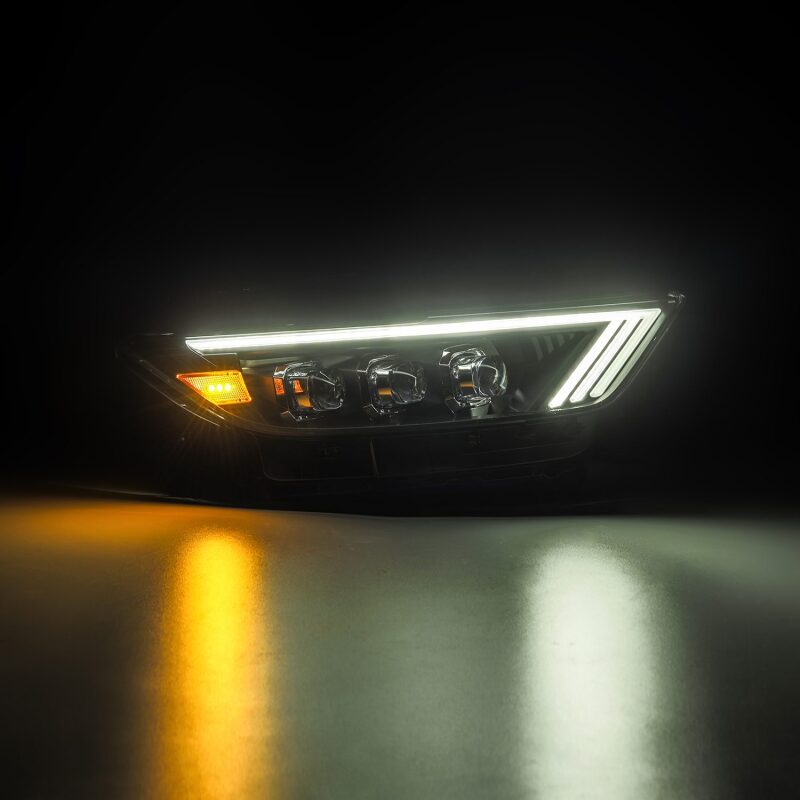 AlphaRex 880144 15-17 Ford Mustang NOVA Series LED Projector Headlights Black