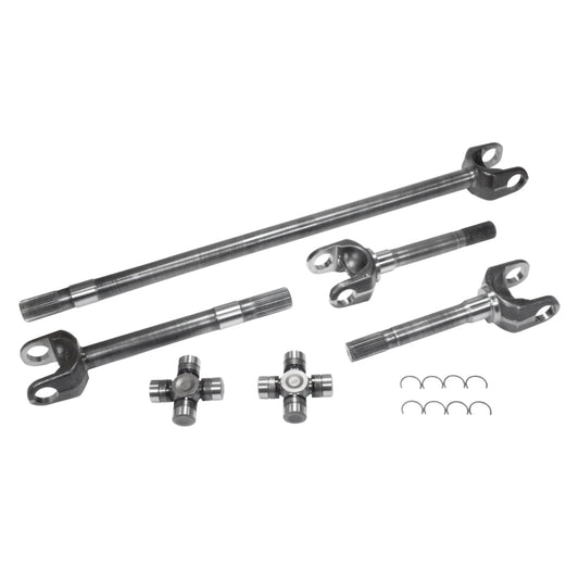 Yukon Gear & Axle ZA W26022 USA Standard 4340 Chrome-Moly Replacement Axle Kit For 1979-1993 Dodge Dana 60 Front / 30 Spline