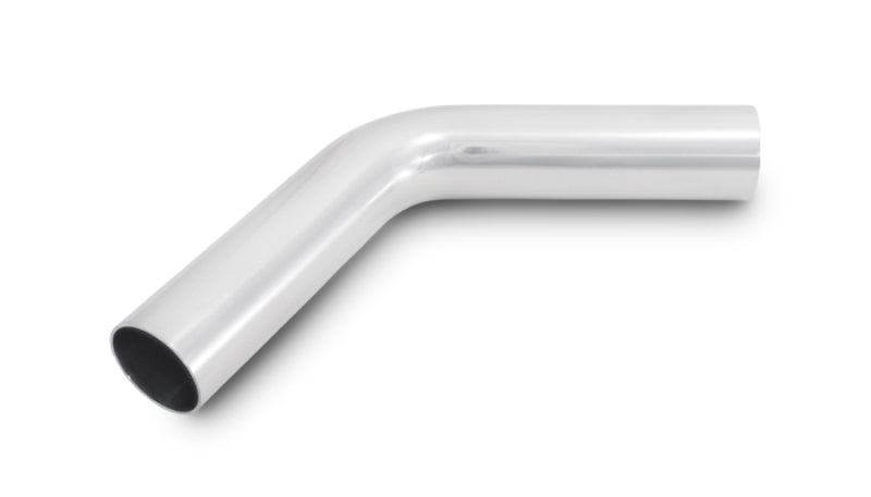 Vibrant 3.5in O.D. Universal Aluminum Tubing (60 degree Bend) - Polished