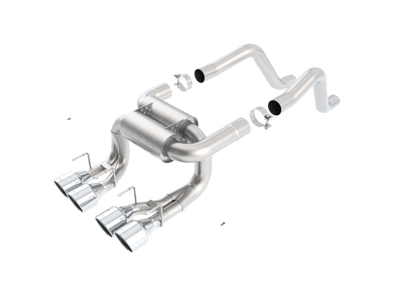 Borla 11822 06-12 Chevrolet Corvette Z06/ZR1 6.2L/7.0L 8cyl Aggressive ATAK Exhaust (rear section only) - #11822