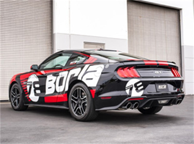 Borla 11953 2018 Ford Mustang GT 5.0L AT/MT 2.5in S-Type Exhaust w/o Valves (Rear Section Only) - #11953