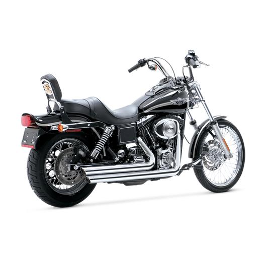 Vance & Hines 17341 Big Shots PCX Exhaust Chrome for 2018-2024 Harley-Davidson Softail