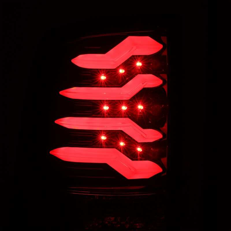 AlphaRex 640010 09-18 Dodge Ram 1500 PRO-Series LED Tail Lights Jet Black