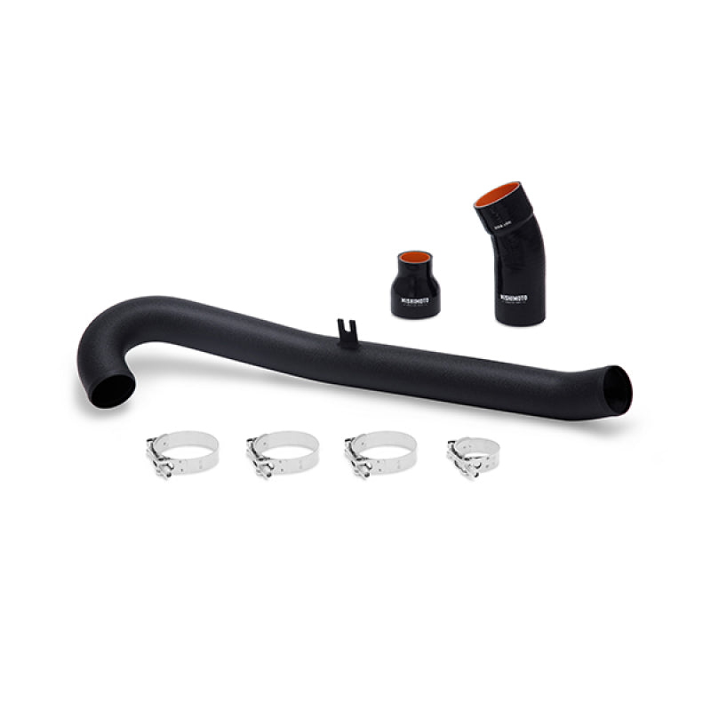 Mishimoto 2014+ Ford Fiesta ST Hot-Side Intercooler Pipe Kit - Wrinkle Black - #MMICP-FIST-14HWBK