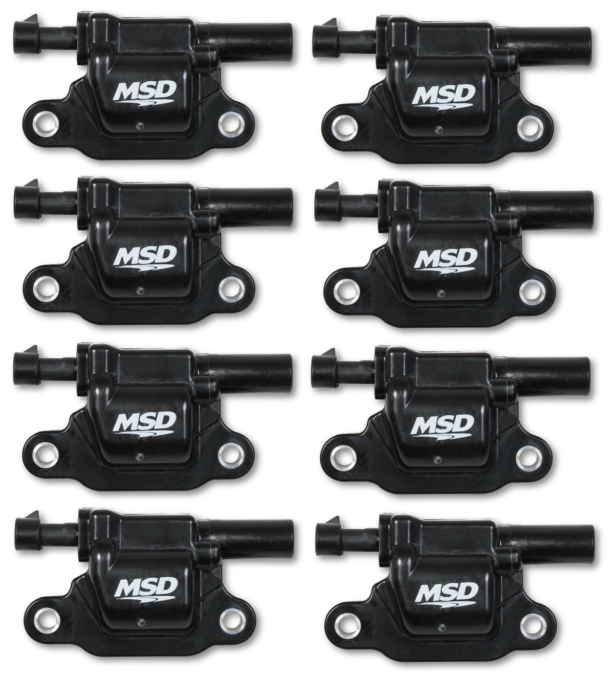 MSD 826683 Coil - Blaster Series - Gen V GDI Engine - Black - 8-Pack - Square