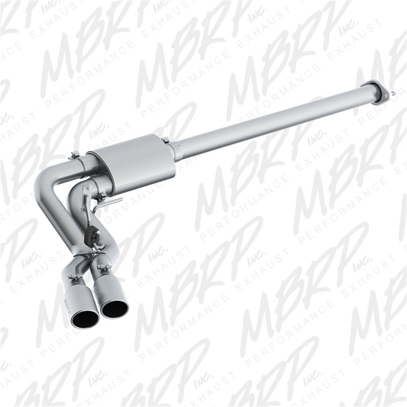 MBRP S5260409 Armor Plus Cat-Back Exhaust - 3-Inch Dual Pre-Axle Exit | T409 Stainless