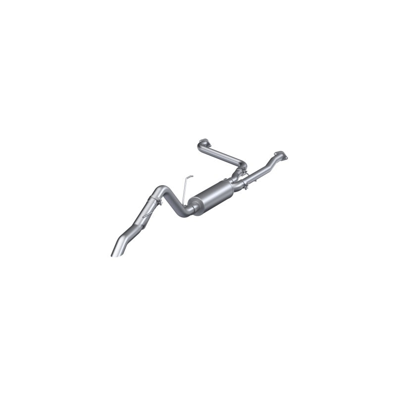 MBRP Nissan Frontier 3.8L 3in Tip 3in Cat Back Exit Street Profile - AL