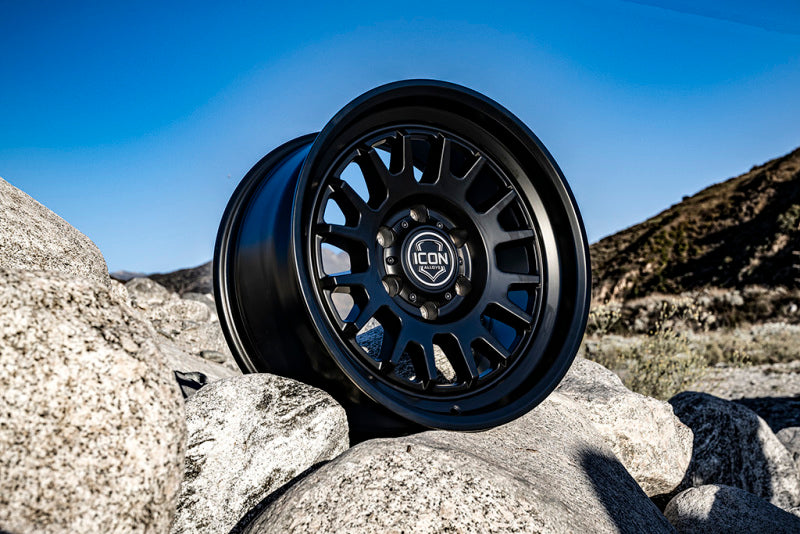ICON Alloys Cajon 20x9 / 6x135 / 16mm / 5.625in BS Silver Machined Wheel w/ GB Lip