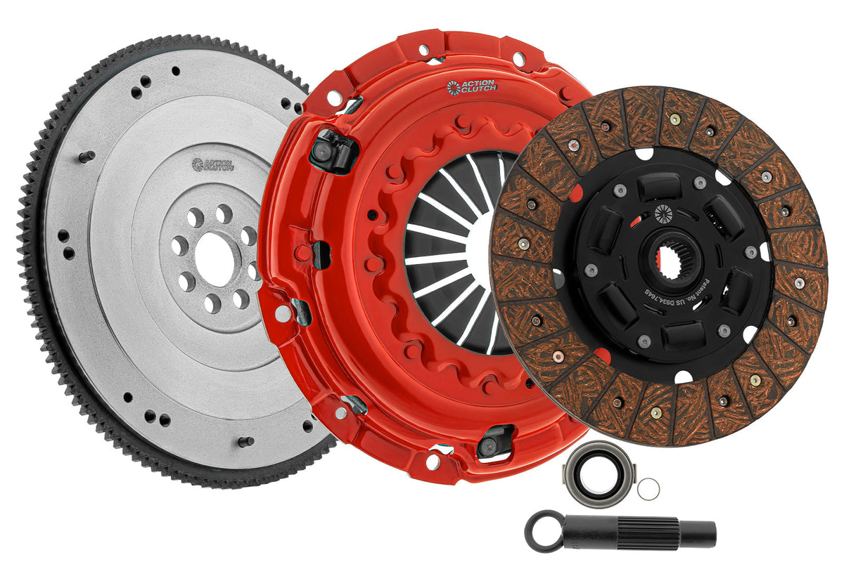 Action Clutch ACR-0666-OEHD Stage 2 Clutch Kit (1SC) with Factory HD Flywheel for 2012-2015 Honda Civic Si 2.4L (K24Z7)