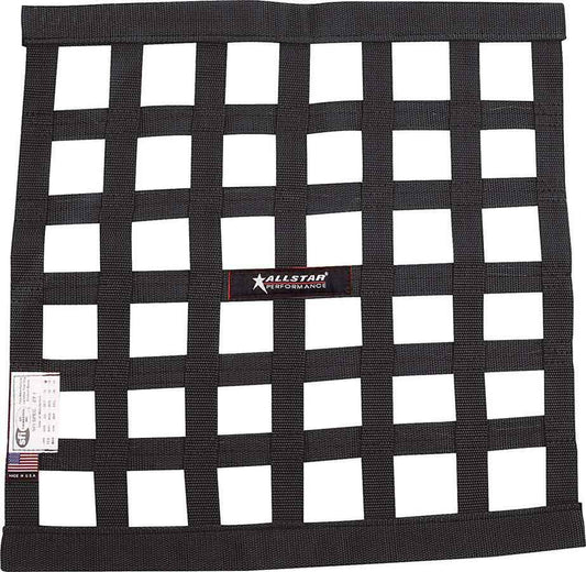 Allstar Performance Window Net Border Style 18 x 18 SFI Black ALL10280