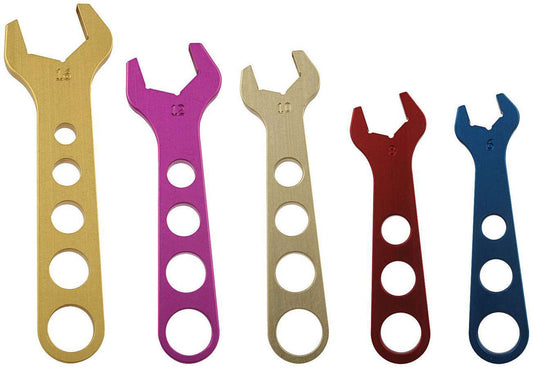 Allstar Performance Aluminum Wrench Set (6-8-10-12-16) ALL11100