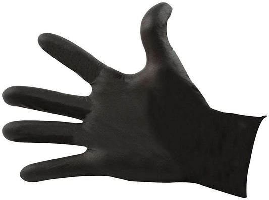 Allstar Performance Black Nitrile Gloves LG Chemical Resistant ALL12025